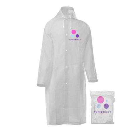 Robust mackintosh MILENA med print